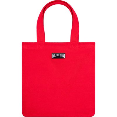 Boudoir, Sac cabas en ?�ponge, Ines x Vilebrequin, rouge coquelicot INES DE LA FRESSANGE PARIS