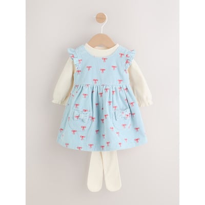 Body chasuble à et collants bébé NEXT