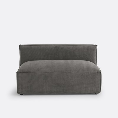 Modulaire zetel, 2-zit, geribd fluweel, Seven LA REDOUTE INTERIEURS