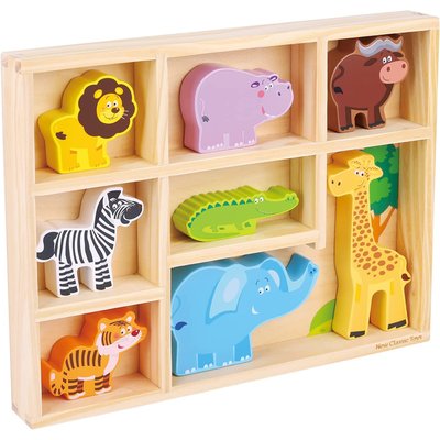 Figurines en bois Animaux Safari NEW CLASSIC TOYS