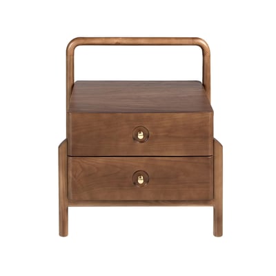 Table de chevet noyer ANGEL CERDA