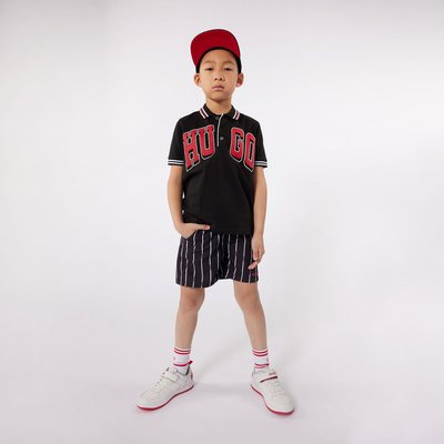 Short de bain à rayures HUGO KIDSWEAR