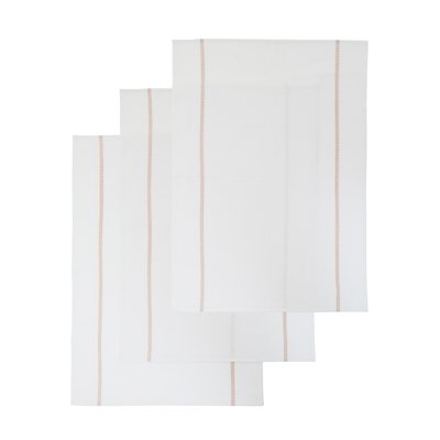 Set of 3 Cotton Waffle Tea Towels SO'HOME