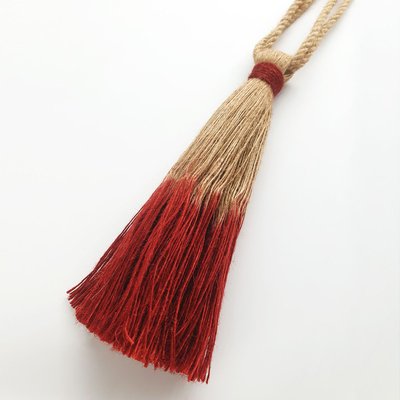 Embrasse à rideaux classique avec pompon ombré MADECOSTORE