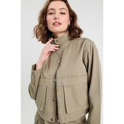 Veste droite col montant CACHE CACHE