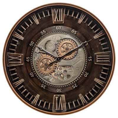 Horloge mécanique D59 cm, YONI ATMOSPHERA