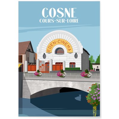 Affiche ville Cosne-Cours-sur-Loire L'AFFICHERIE