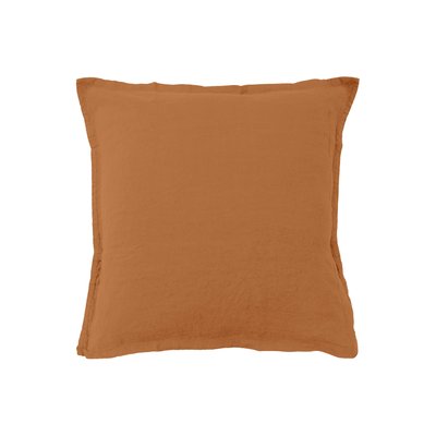 Enveloppe de coussin en lin, NATURELLEMENT LIN BLANC CERISE
