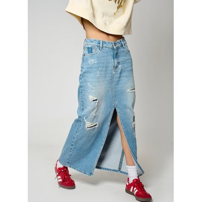Jupe En Jean Longue  Coton BELLE KAPORAL