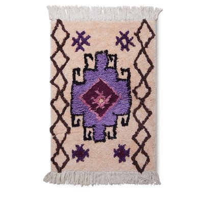 Tapis de bain d'inspiration orientale en coton - Ibra HKLIVING