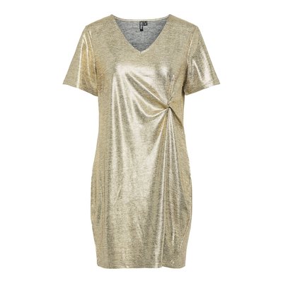 Robe courte, col V PIECES