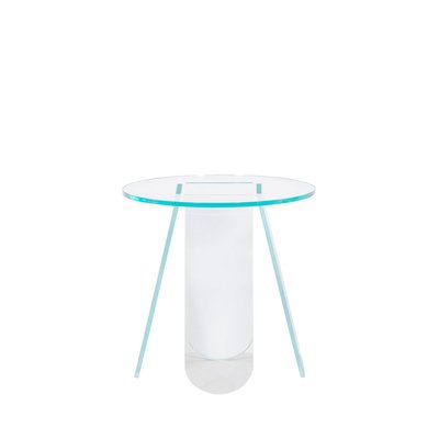 Table d'appoint ronde en acrylique ø40cm- WALT WOOOD