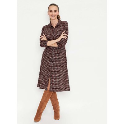 Robe chemise imprimée midi GAETANE PRINCESSE NOMADE
