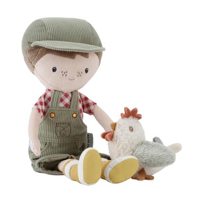 Poupée Jim ferme avec poule LITTLE DUTCH