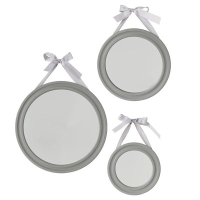 Lot De 3 Miroirs Ronds Ruban Alexia ATMOSPHERA