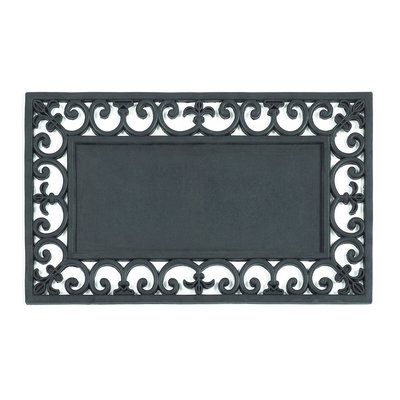 Scroll Pattern Doormat Surround MY MAT COIR
