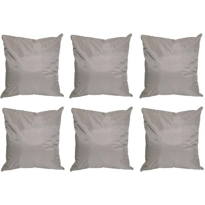 Coussin extérieur carré 60 cm Sun (Lot de 6) JARDINDECO