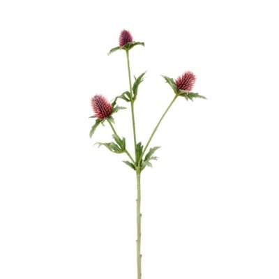 Tige artificielle de chardon en fleur artificielle H43 SIA DECO