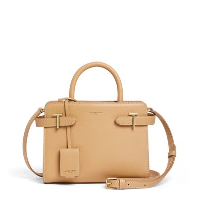 Sac à main petit modèle en cuir grainé EMILIE LE TANNEUR