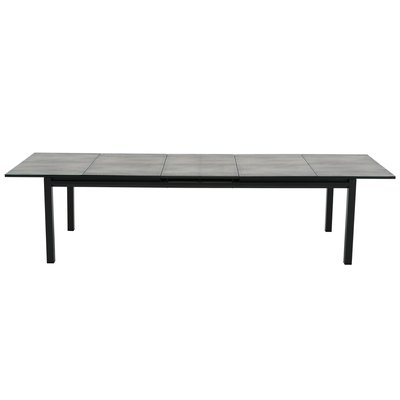 Table de jardin extensible en verre ODYSSEA NATERIAL