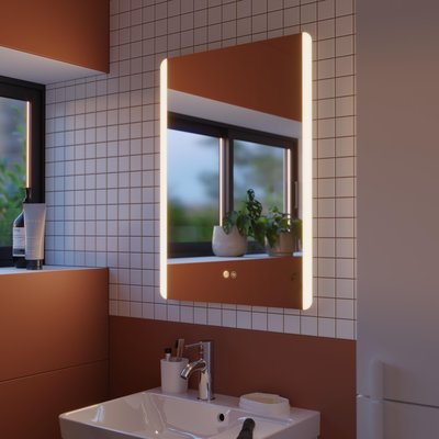 Miroir avec lumières intégrées en verre EASY SENSEA