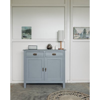 Buffet gris en bois Oscar N°113 - Bon état DEBONGOUT