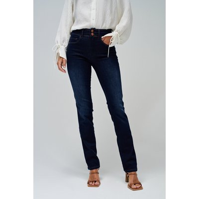 JEANS SECRET PUSH IN, COUPE SLIM, DÉLAVAGE FONCÉ SALSA JEANS