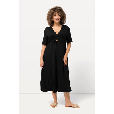 Robe midi en jersey, ligne A ULLA POPKEN