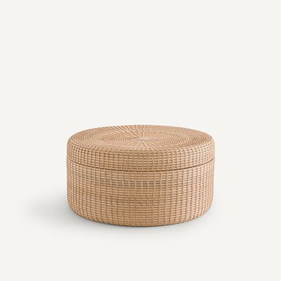 Ysée 50cm Diameter Round Rattan Storage Box AM.PM