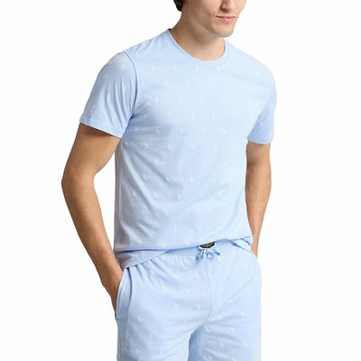 Haut de pyjama imprimé poney en jersey de coton POLO RALPH LAUREN