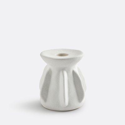 Textured Ceramic Candle Holder H9.5cm, Ilia LA REDOUTE INTERIEURS