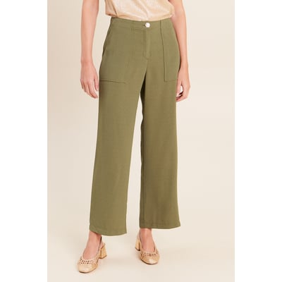 Pantalon large 7/8ème taille haute BREAL
