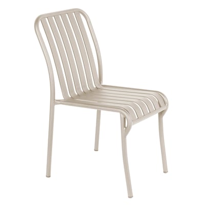 Chaise de terrasse design en aluminium, FARO OVIALA