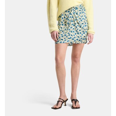 Jupe fluide courte fleurie La Redoute