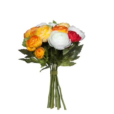 Bouquet de fleurs Ø19 cm RANUNCULUS MICA DECORATIONS