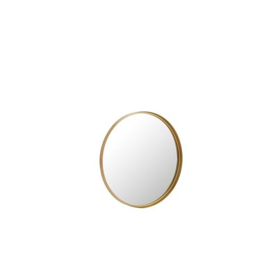 Miroir rond en métal doré à bord haut D60 - PAKO HELLIN, DEPUIS 1862