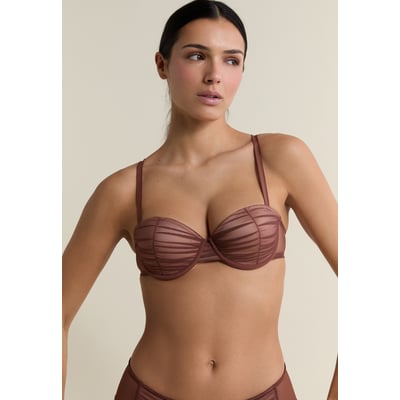 Soutien-gorge balconnet coques fines en tulle SYMBIOSE ETAM