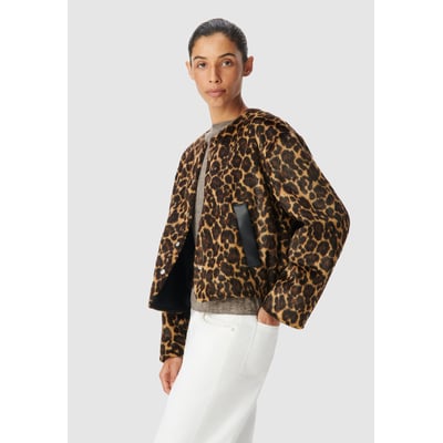 Veste motif léopard réversible IKKS