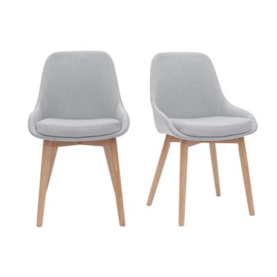 Chaises scandinaves en tissu (lot de 2) HOLO MILIBOO