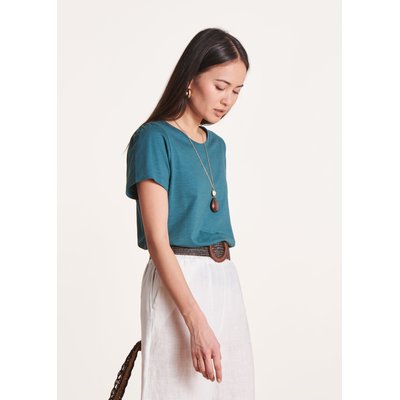 T-shirt à manches courtes en coton modal LA FEE MARABOUTEE