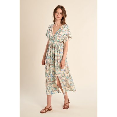 Robe longue à motif ethnique MOLLY BRACKEN