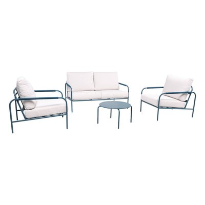 Salon de jardin acier 4 places LUANDA SWEEEK