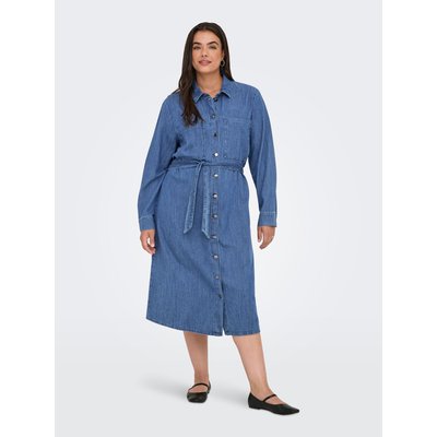 CARMARY Robe midi Robe en denim ONLY CARMAKOMA