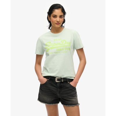 T-shirt ajusté Vintage Logo Neon SUPERDRY
