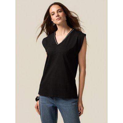 T-shirt réalisée en jersey de coton OLTRE