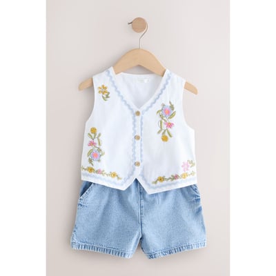 Ensemble haut et short 100 % coton NEXT