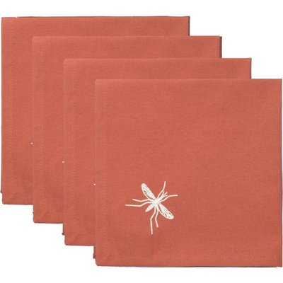 Serviette de table (x4) coton MOSQUITO FEBRONIE