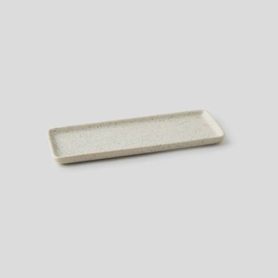 Plat rectangulaire, 25cm, moucheté MONOPRIX MAISON
