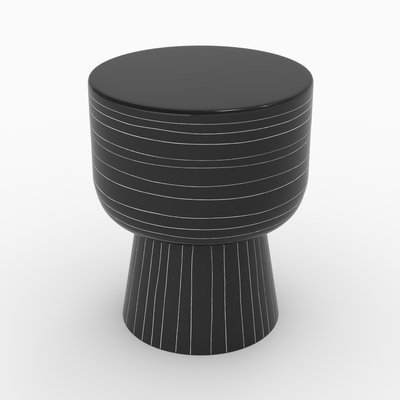 Table d'appoint ronde en métal D34 cm - ZITA RENDEZ-VOUS DÉCO