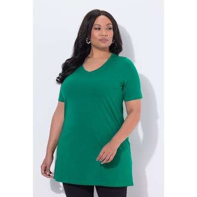 T-shirt long. Manches courtes et ULLA POPKEN